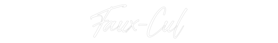 Configurateur Néon Personnalisé Faux-Cul