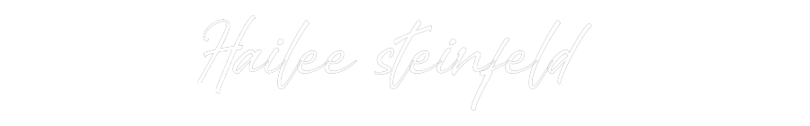 Configurateur Néon Personnalisé Hailee steinf...