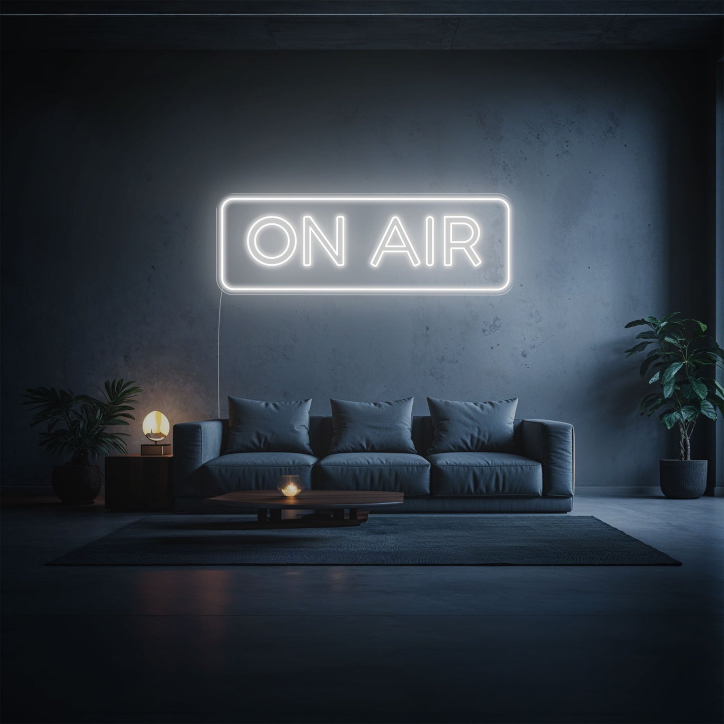 Néon led on air blanc