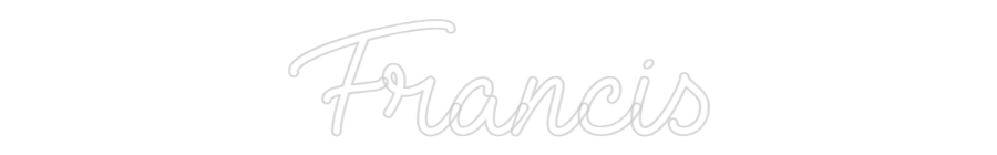 Configurateur Néon Personnalisé Francis