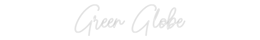 Configurateur Néon Personnalisé Green Globe