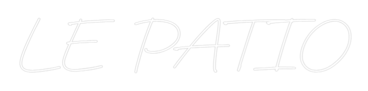 Configurateur Néon Personnalisé LE PATIO