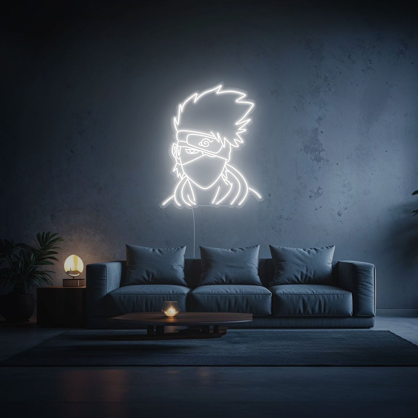 neon Kakashi Hatake blanc
