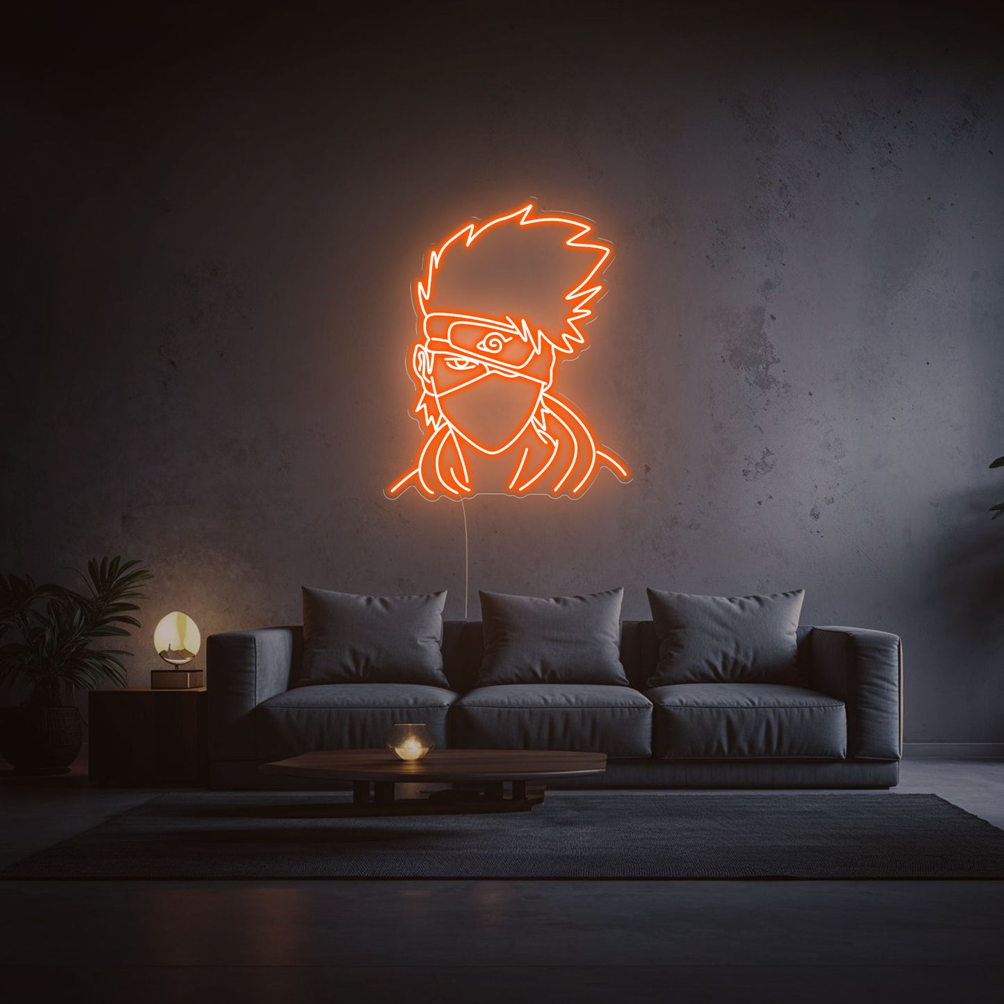 neon Kakashi Hatake orange