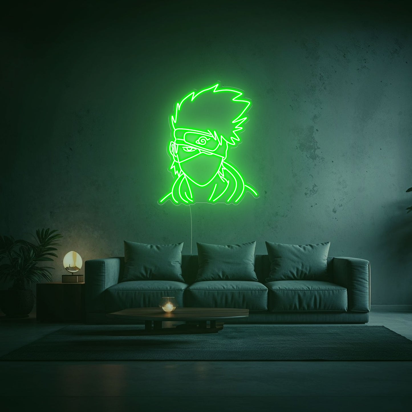 neon Kakashi Hatake vert