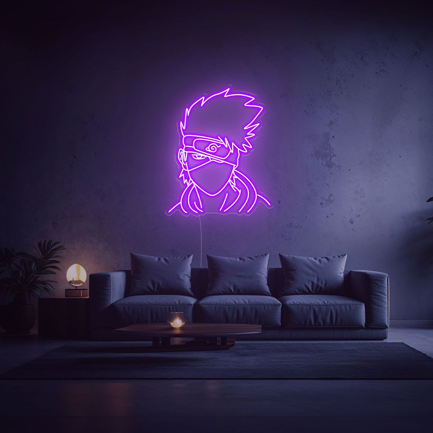 neon Kakashi Hatake violet