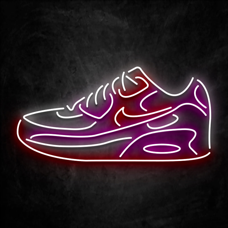 neon air max 90 rose rouge