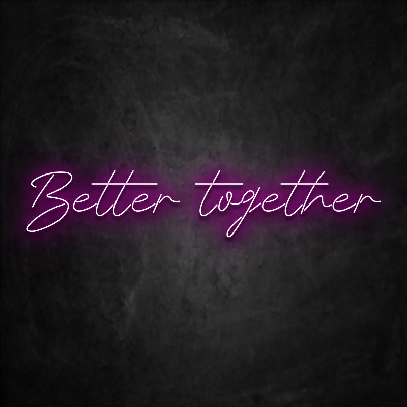 neon better together rose