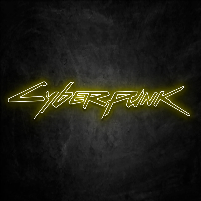 neon cyberpunk jaune