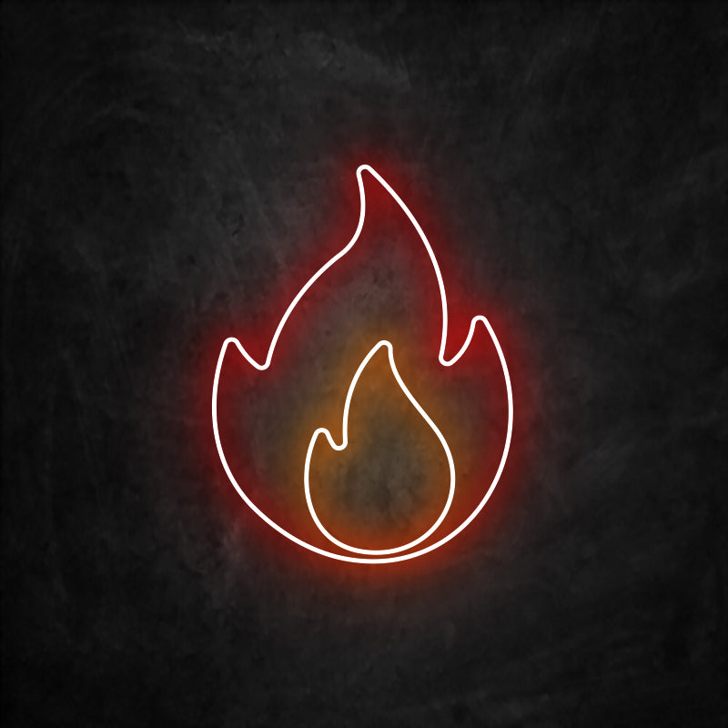 néon flamme led