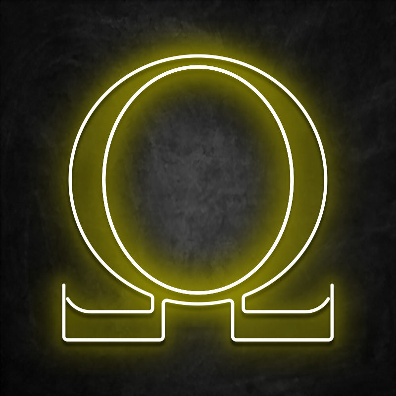 neon omega jaune