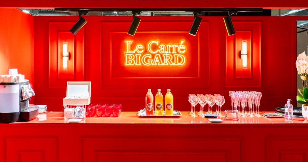 neon led carre bigard