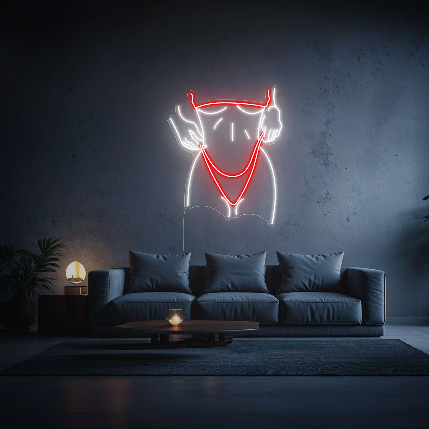 néon led femme sexy