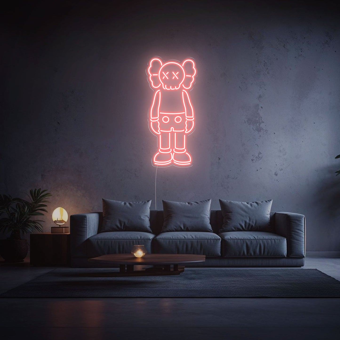 neon-led-kaws-rose-pale