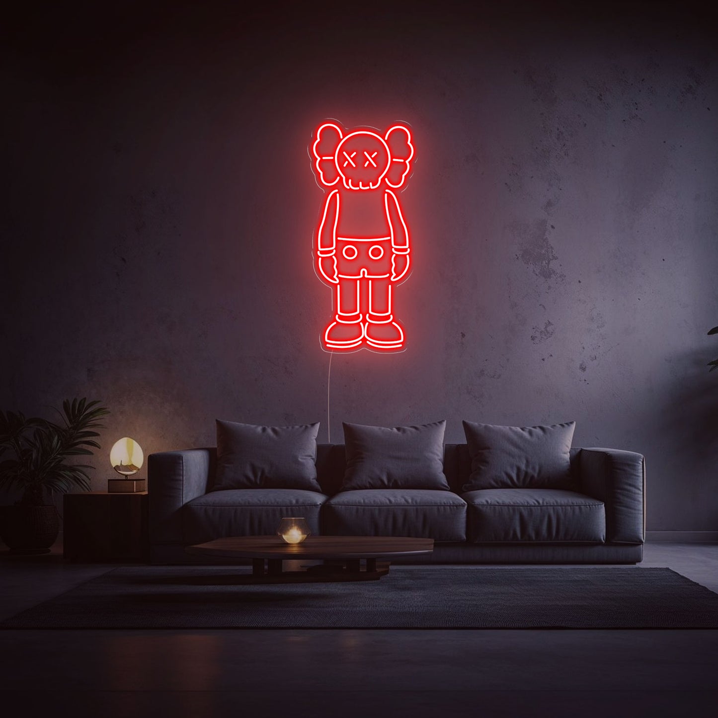 neon-led-kaws-rouge