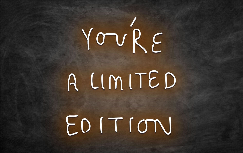 Néon LED you re a limited edition orange