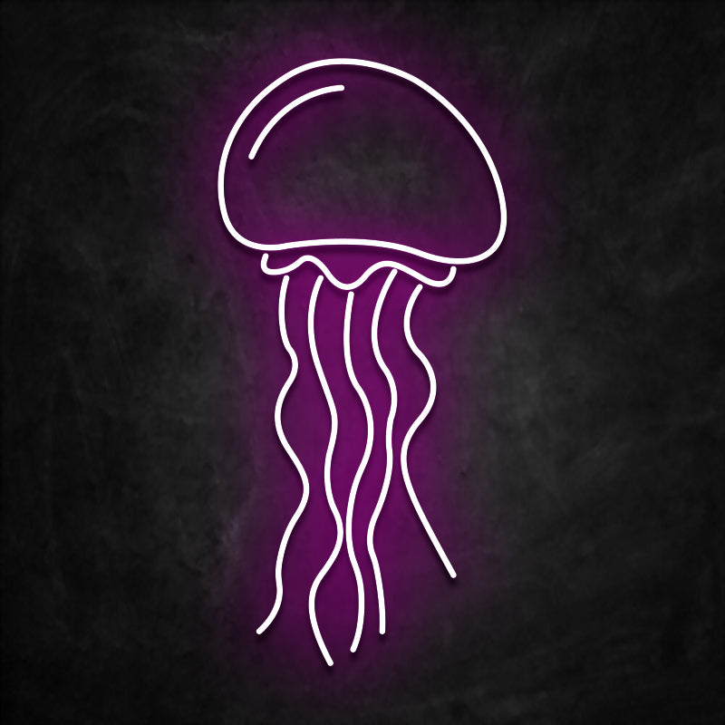 neon meduse rose