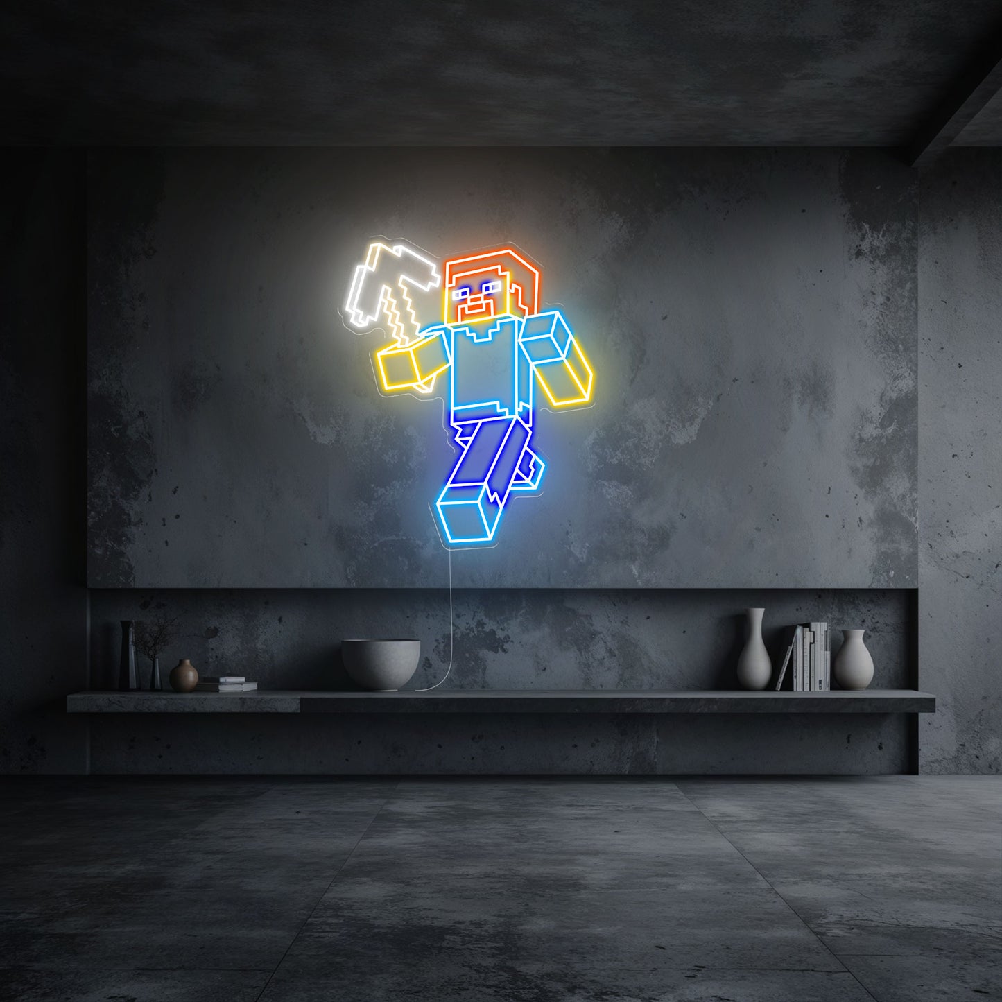 neon personnage minecraft