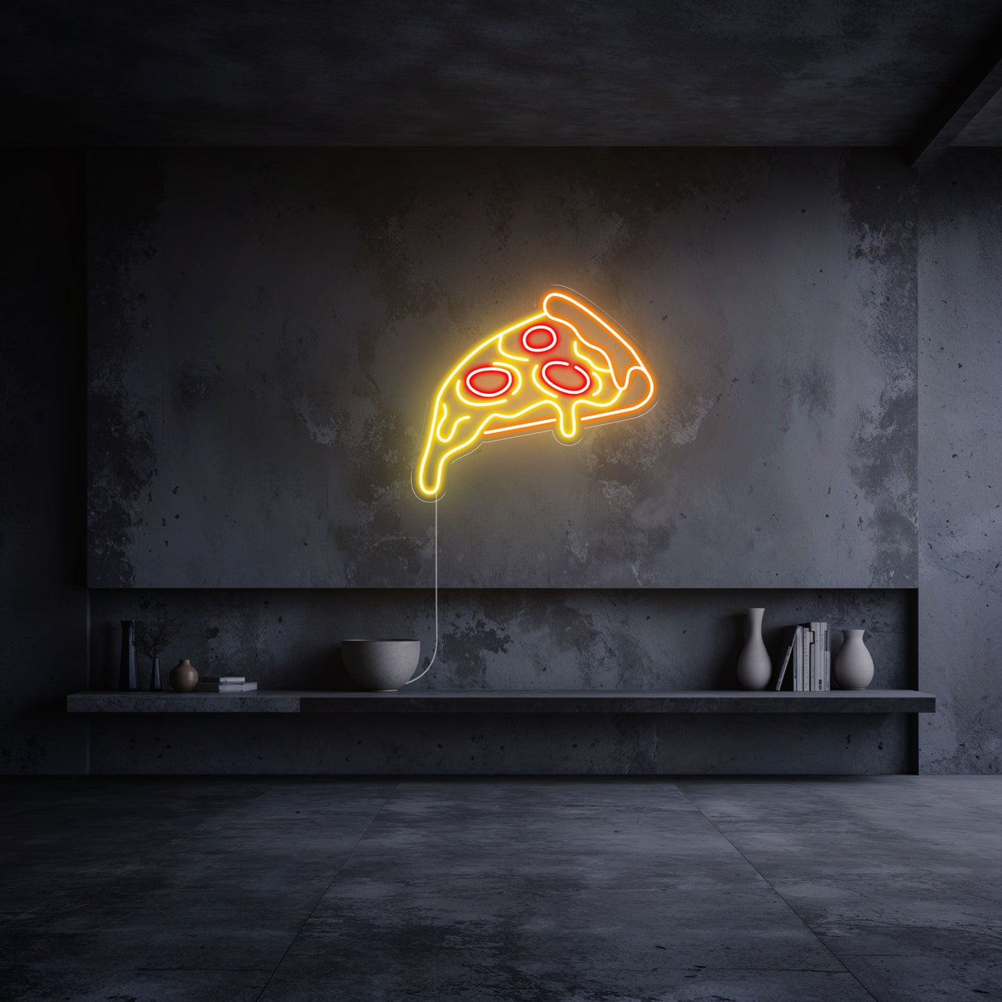 néon led pizza