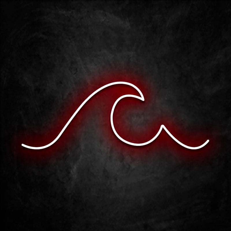 neon vague rouge