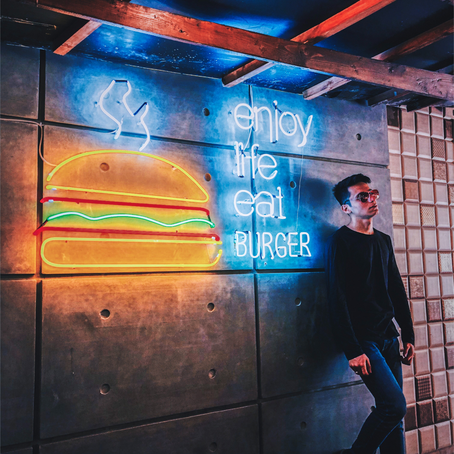 néon burger