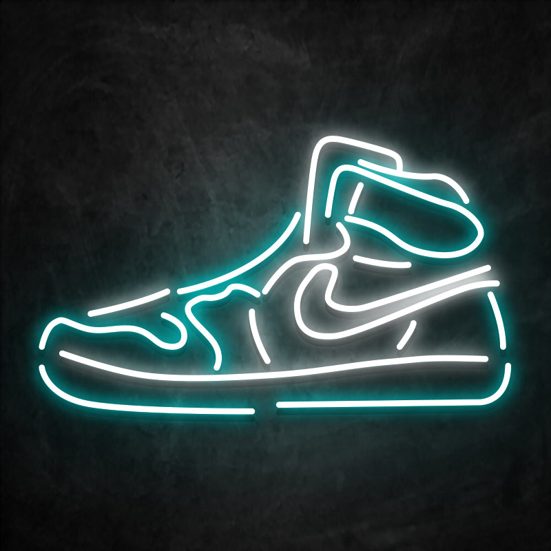 neon jordan 1 cyan