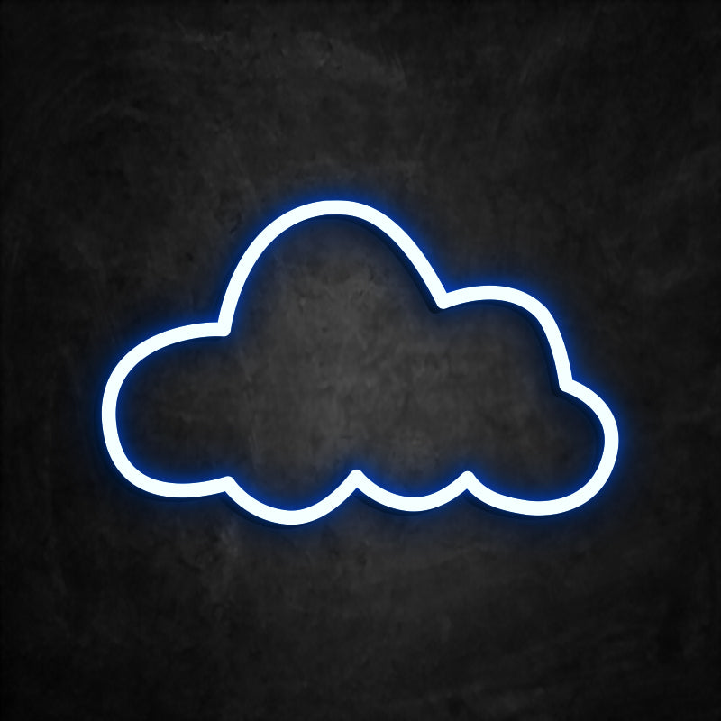 Néon Nuage Bleu
