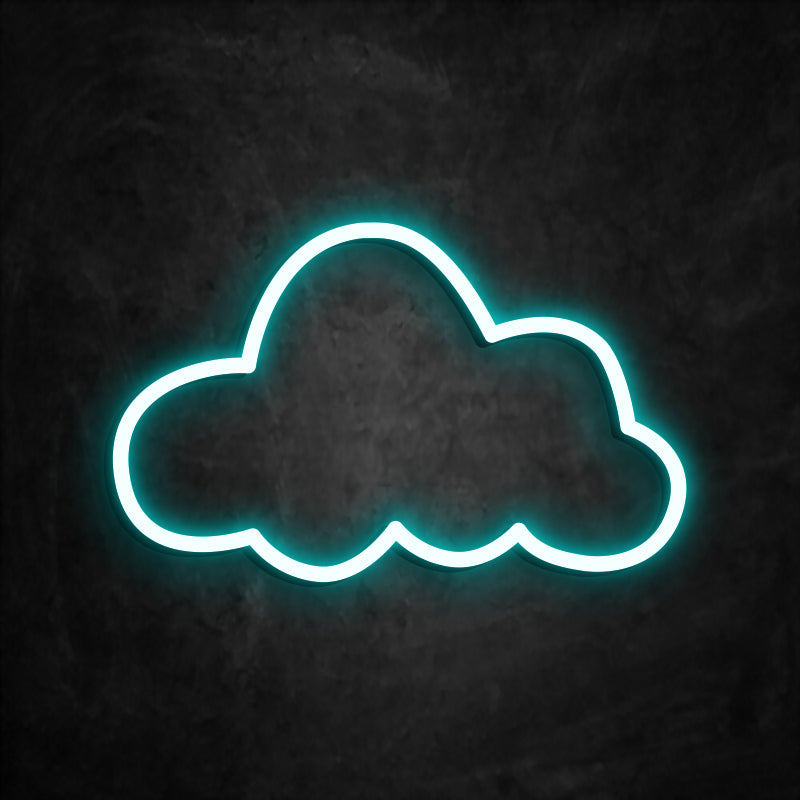 Néon Nuage Bleu Ciel