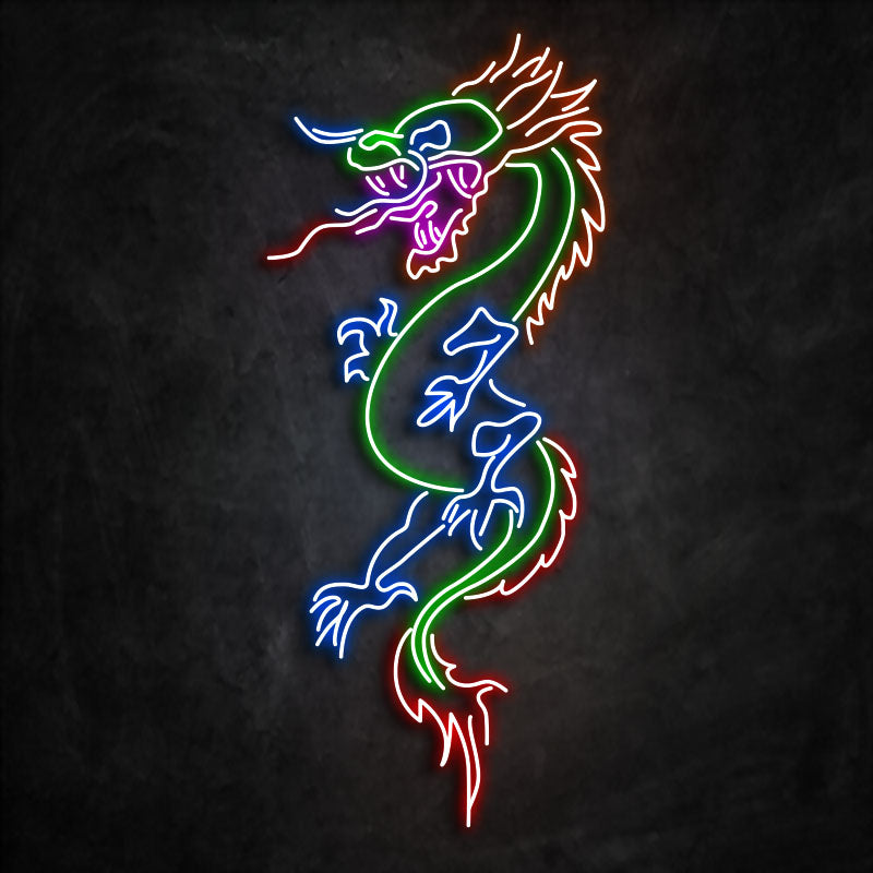 neon dragon