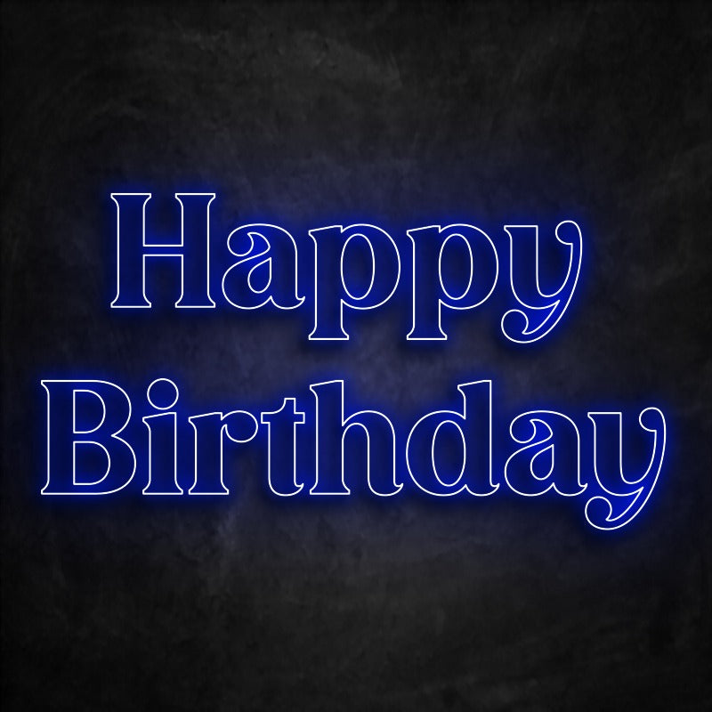 Néon Happy Birthday