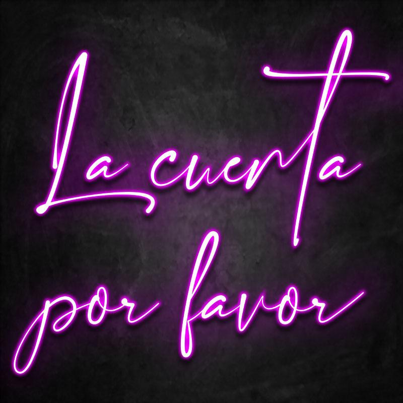 néon-la-cuenta-por-favor rose