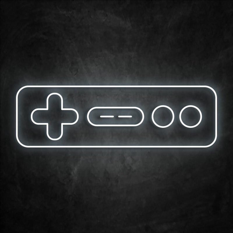 Néon manette nes blanc
