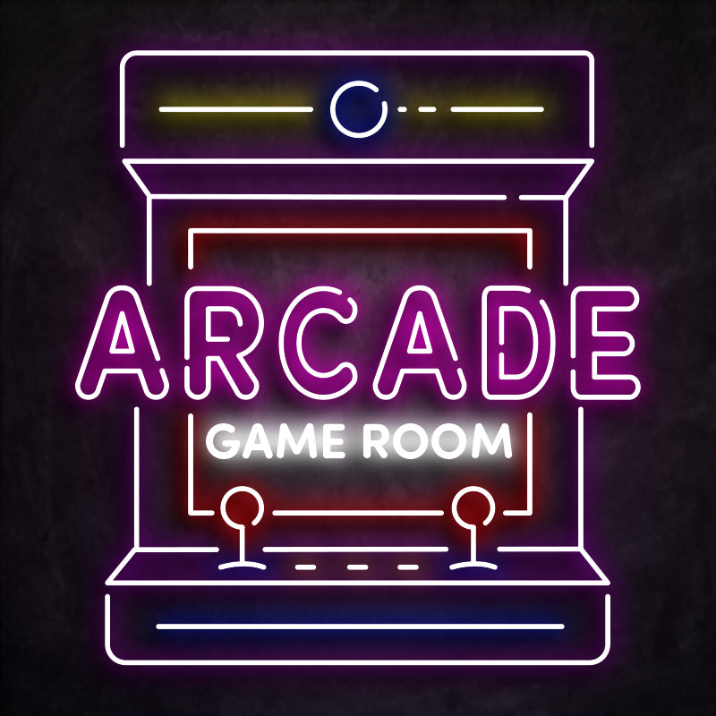 neon retro arcade