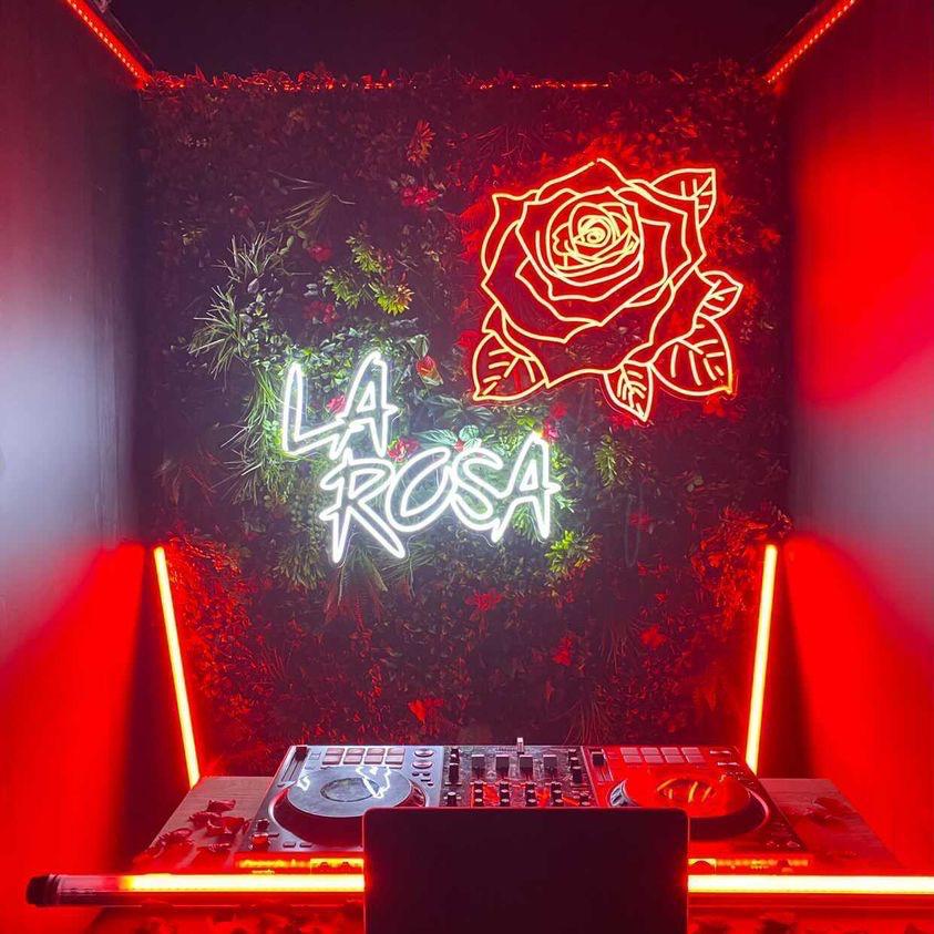 la rosa néon personnalisé Image