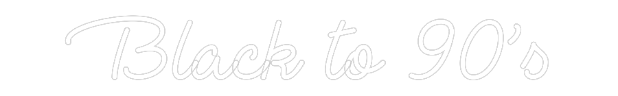 Configurateur Néon Personnalisé Black to 90’s