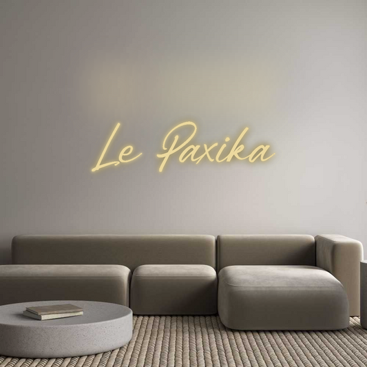 Configurateur Néon Personnalisé Le Paxika