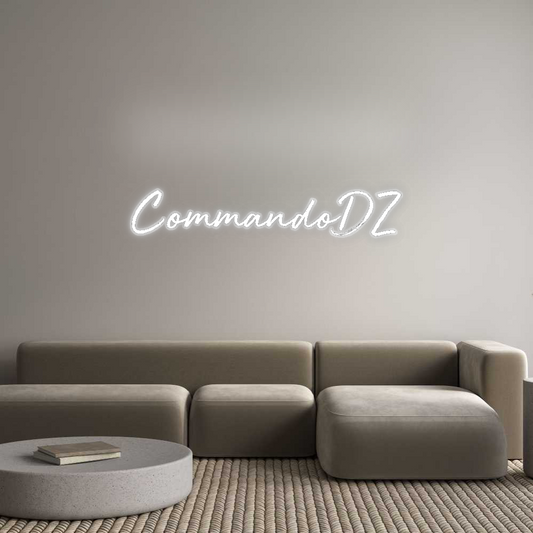 Configurateur Néon Personnalisé CommandoDZ