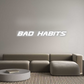 Configurateur Néon Personnalisé Bad Habits