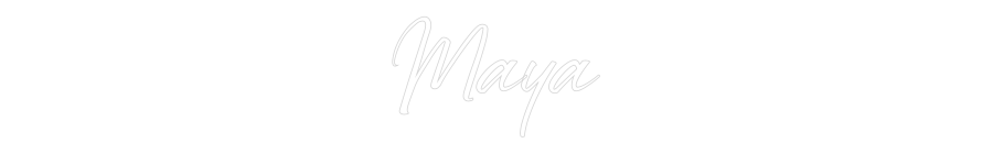 Configurateur Néon Personnalisé Maya