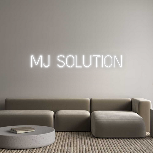 Configurateur Néon Personnalisé MJ SOLUTION