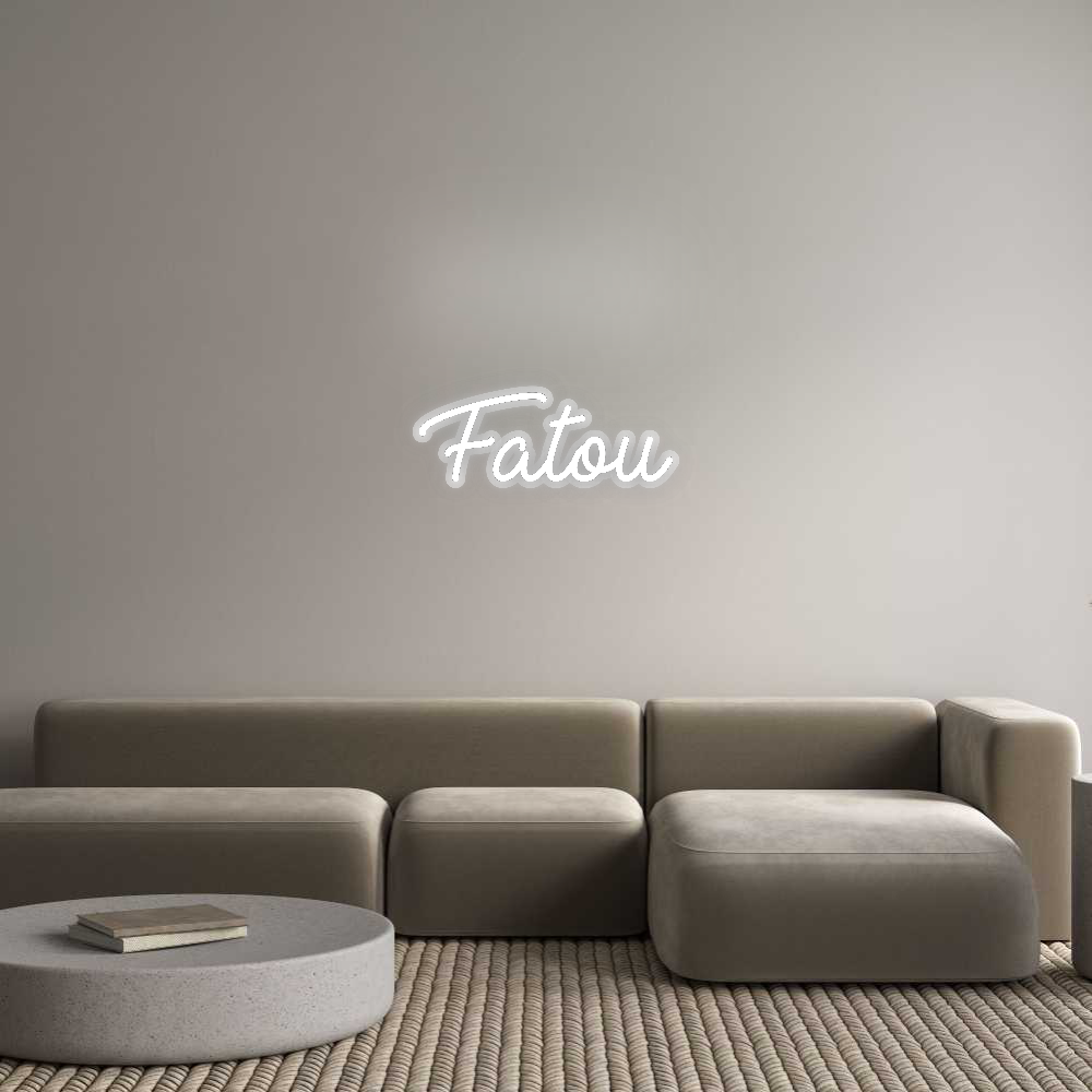 Configurateur Néon Personnalisé Fatou