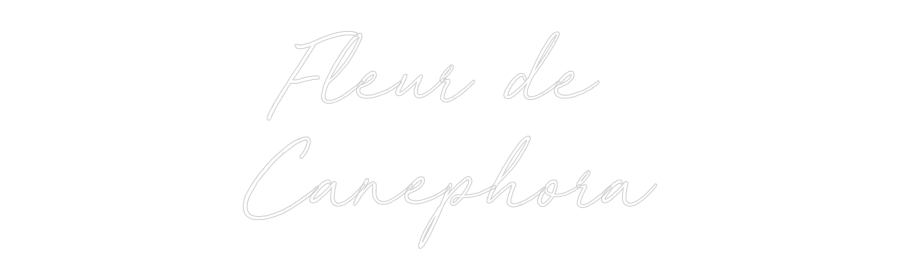Configurateur Néon Personnalisé Fleur de 
Ca...