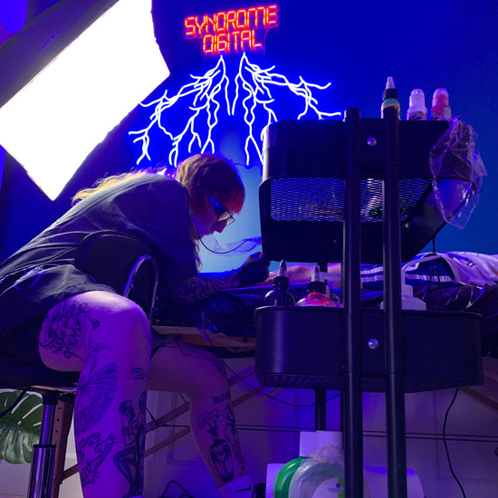 neon sydrome digital tatouage