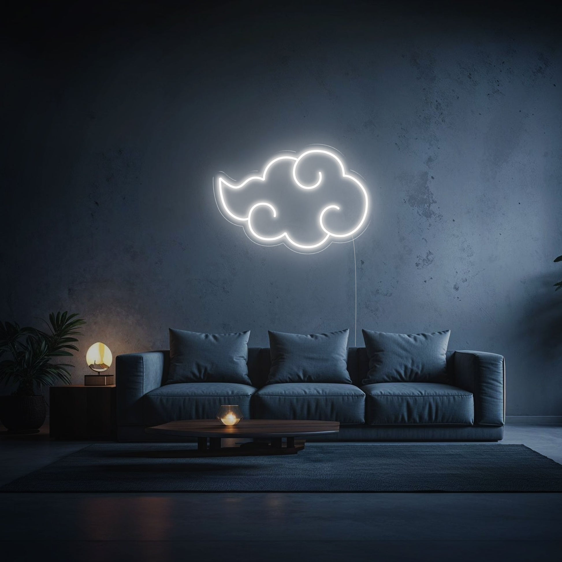 Neon Nuage Akatsuki Naruto blanc