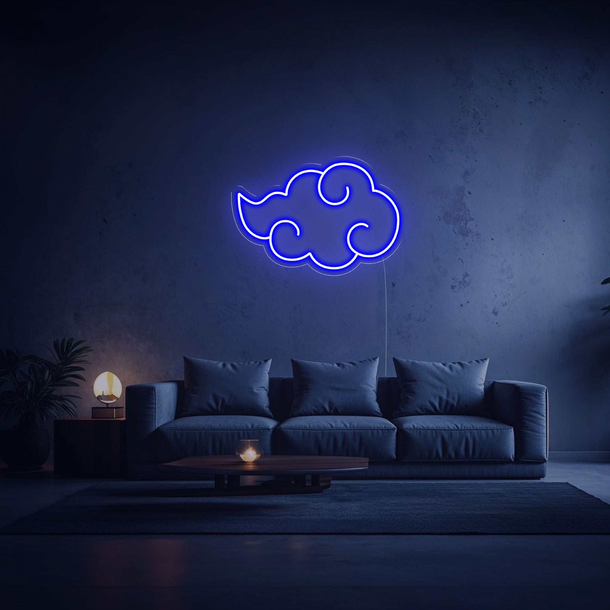 Neon Nuage Akatsuki Naruto bleu