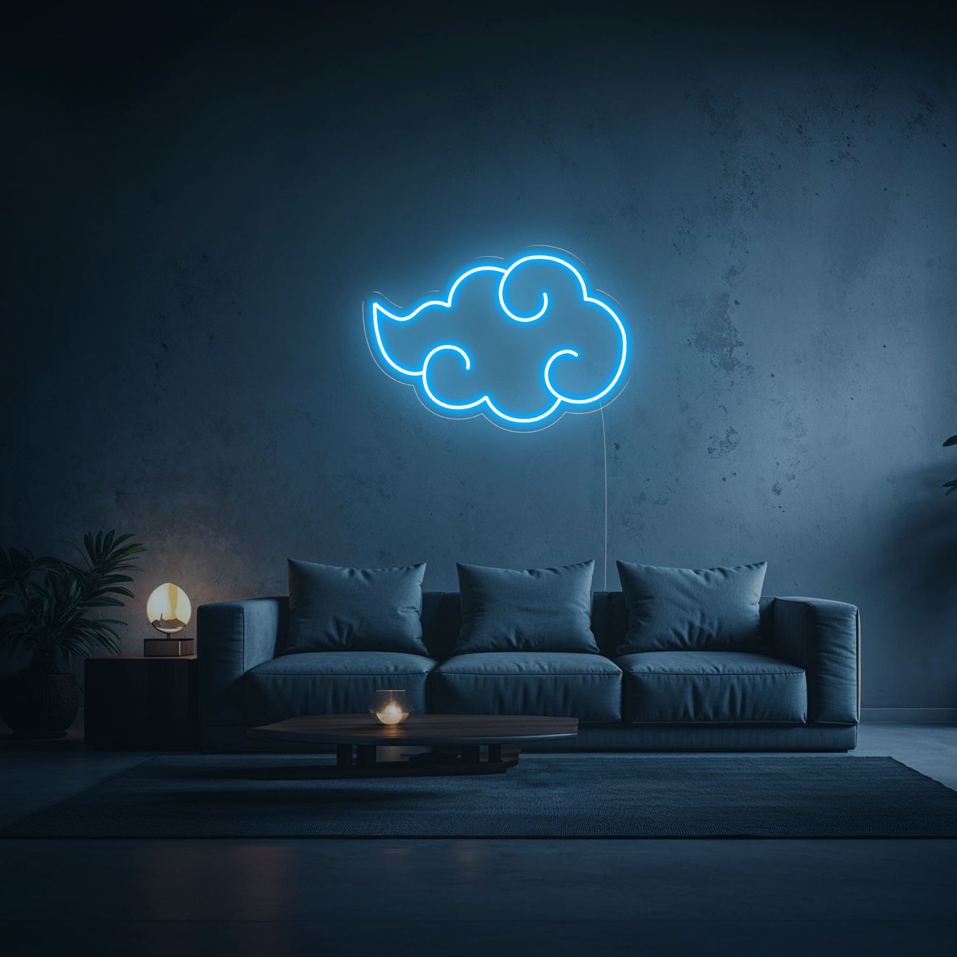 Neon Nuage Akatsuki Naruto bleu ciel