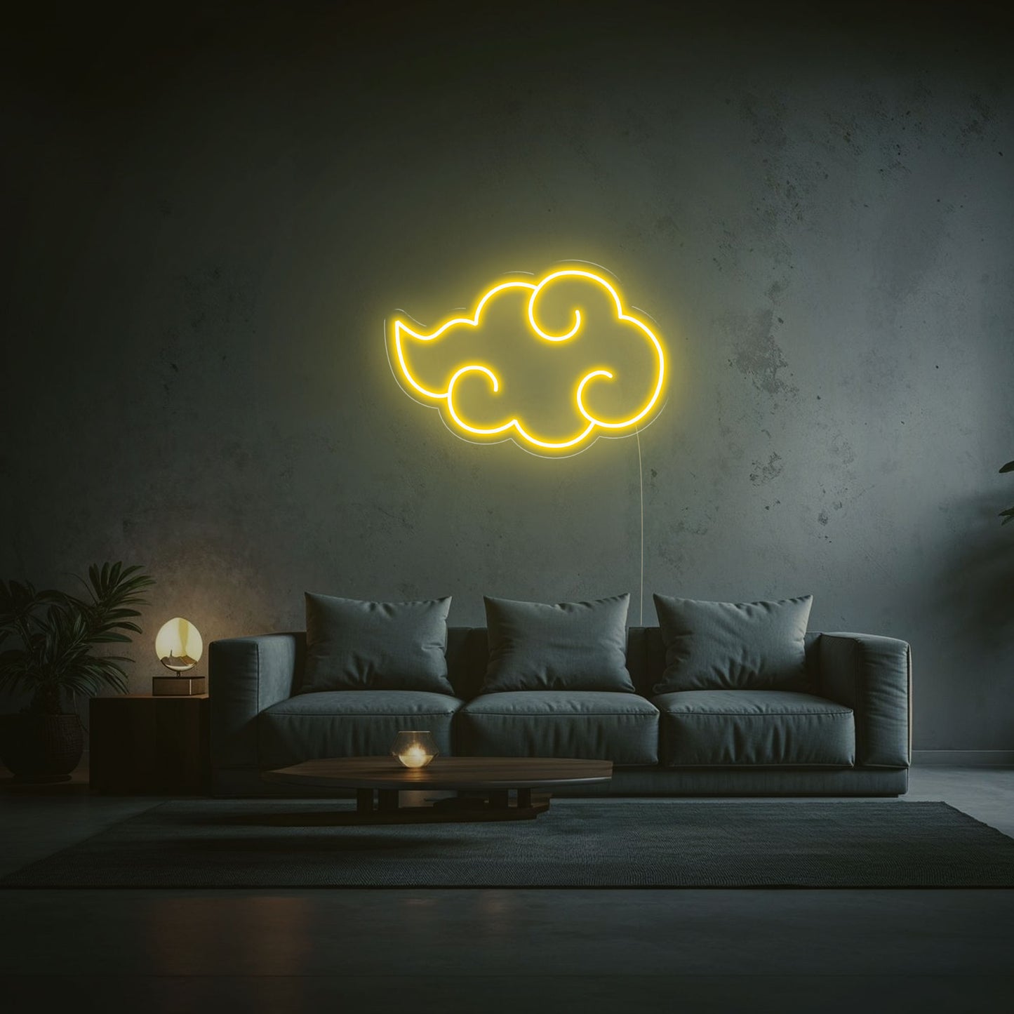 Neon Nuage Akatsuki Naruto jaune