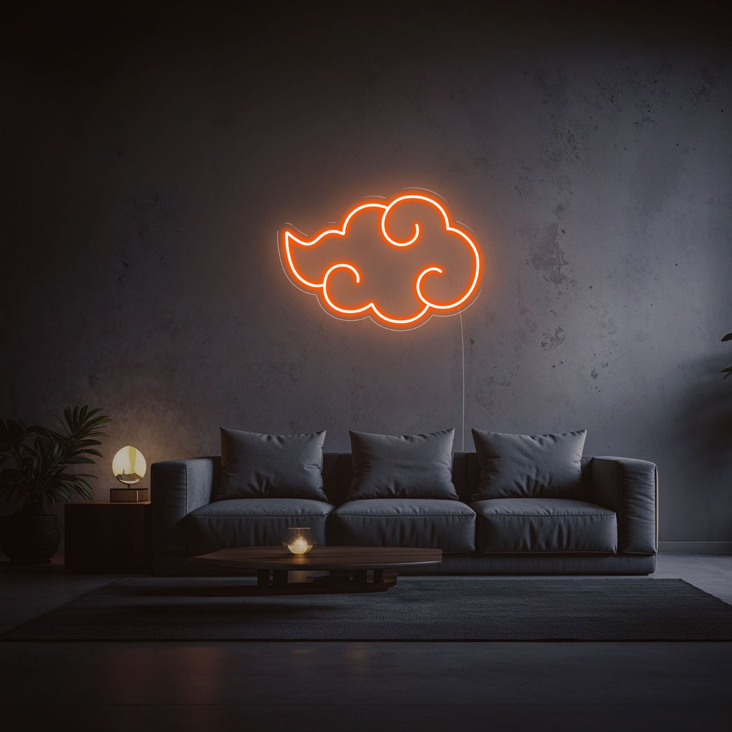 Neon Nuage Akatsuki Naruto orange