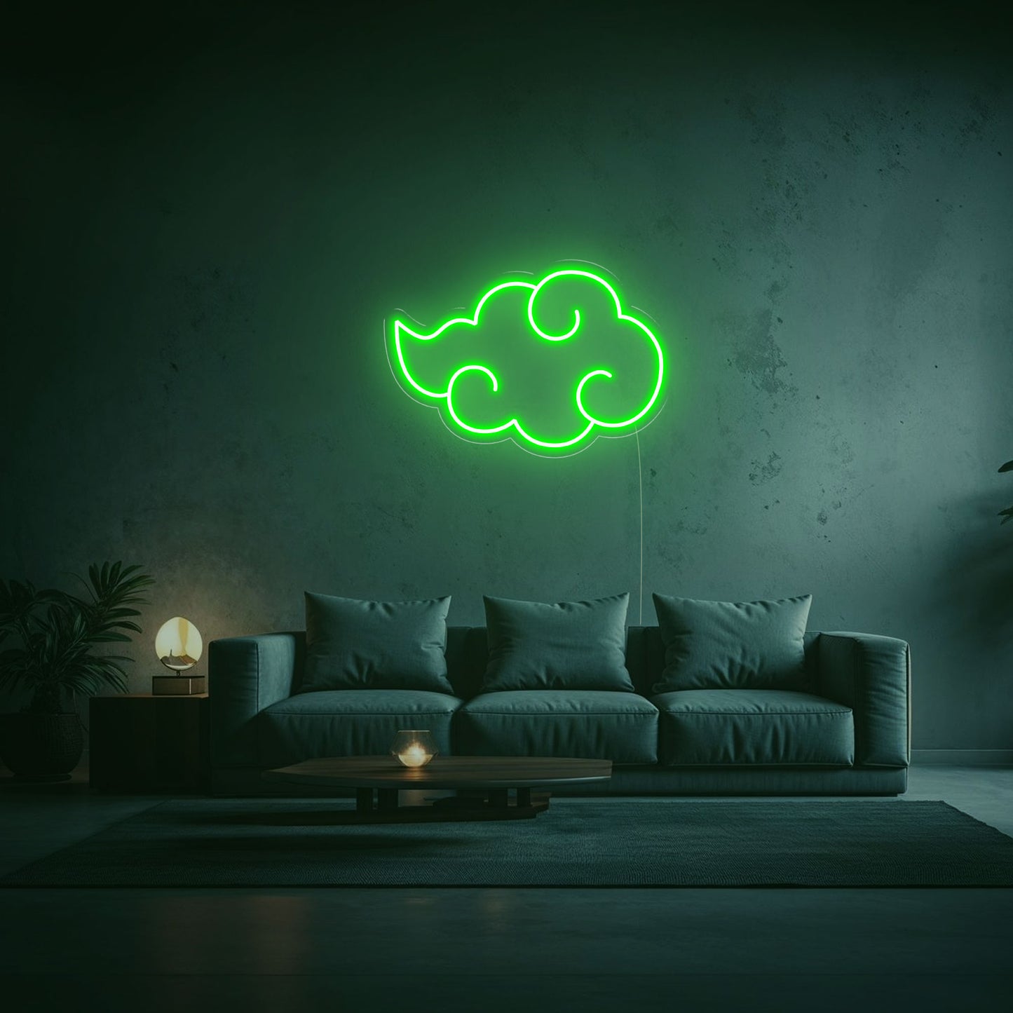 Neon Nuage Akatsuki Naruto vert