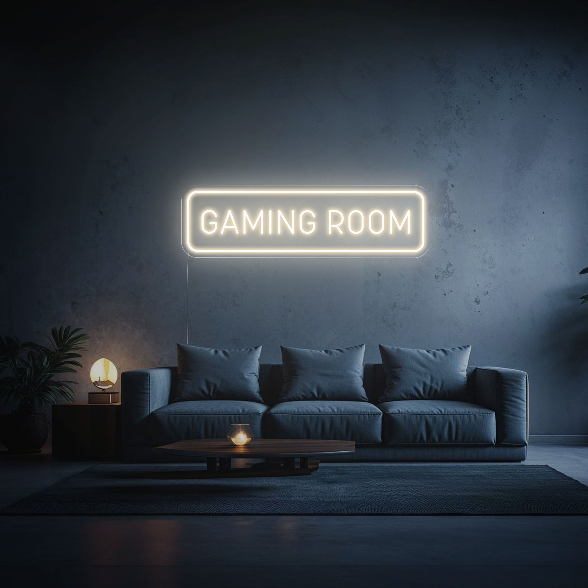 néon led gaming room blanc chaud